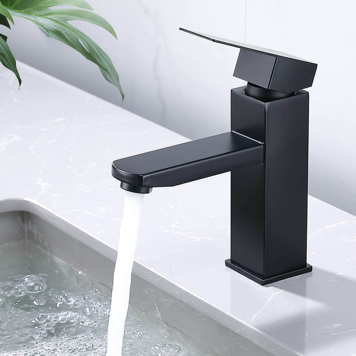 Grifo monomando para lavabo - PURE - JEE-O GmbH - de pared / de acero  inoxidable / de baño