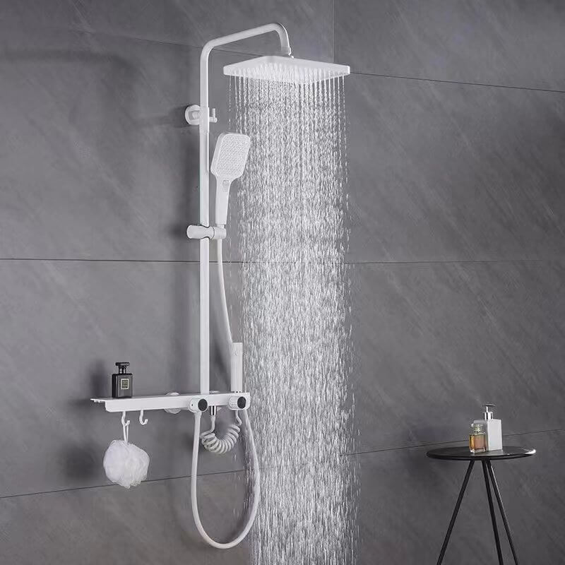 Homelody Interruptores múltiples con 4 tipos sistema de ducha Con Mezclador Cascada modo multi ducha adecuado para baños modernos