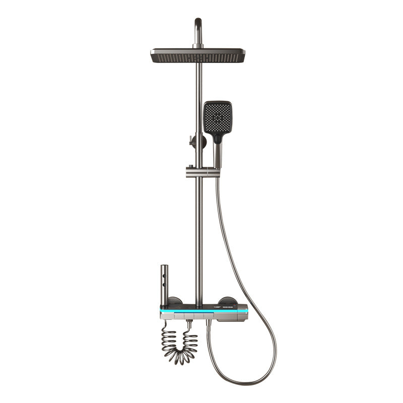 2025 TOP 1 👍 HOMELODY 40 ℃ Termostatica Columna Ducha Pantalla Digita con Cascada Grifo Latón con 4 tipos Sistema Ducha Baño Columna