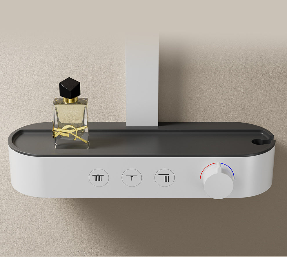 Homelody Interruptores múltiples sistema de ducha grande modo multi ducha adecuado para baños modernos Blanco