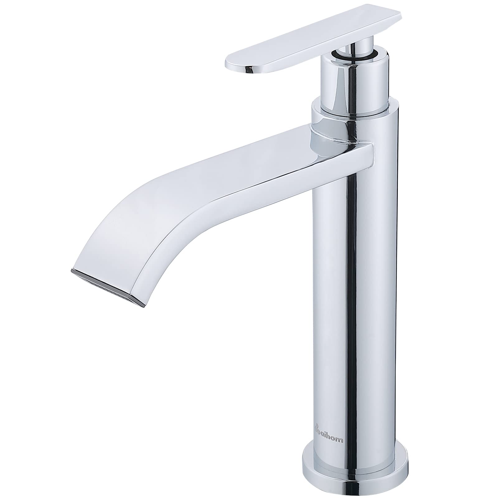 AiHom Grifo Lavabo solo agua fria Grifo baño Cascada Grifos