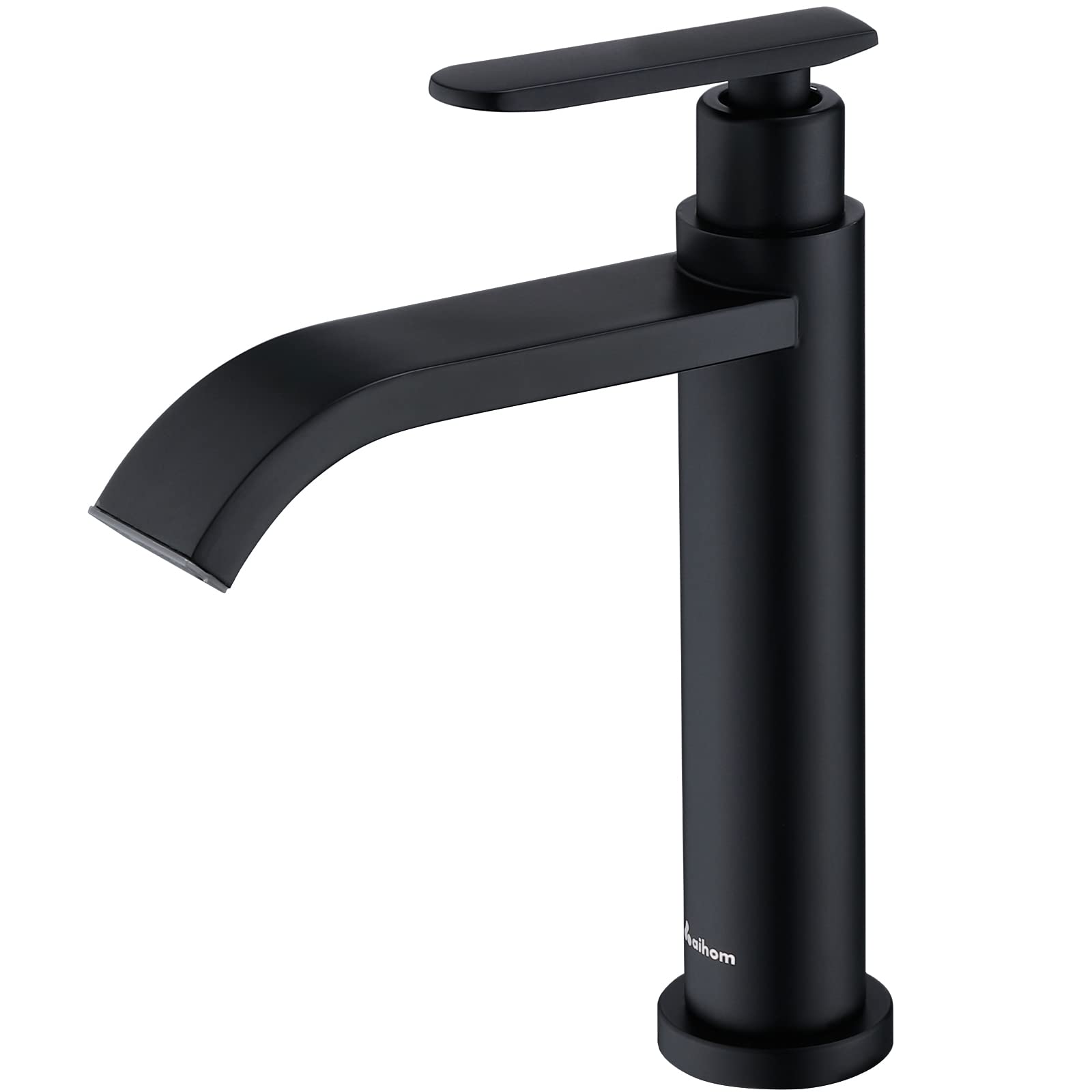 AiHom Grifo Lavabo solo agua fria Grifo baño Cascada Grifos