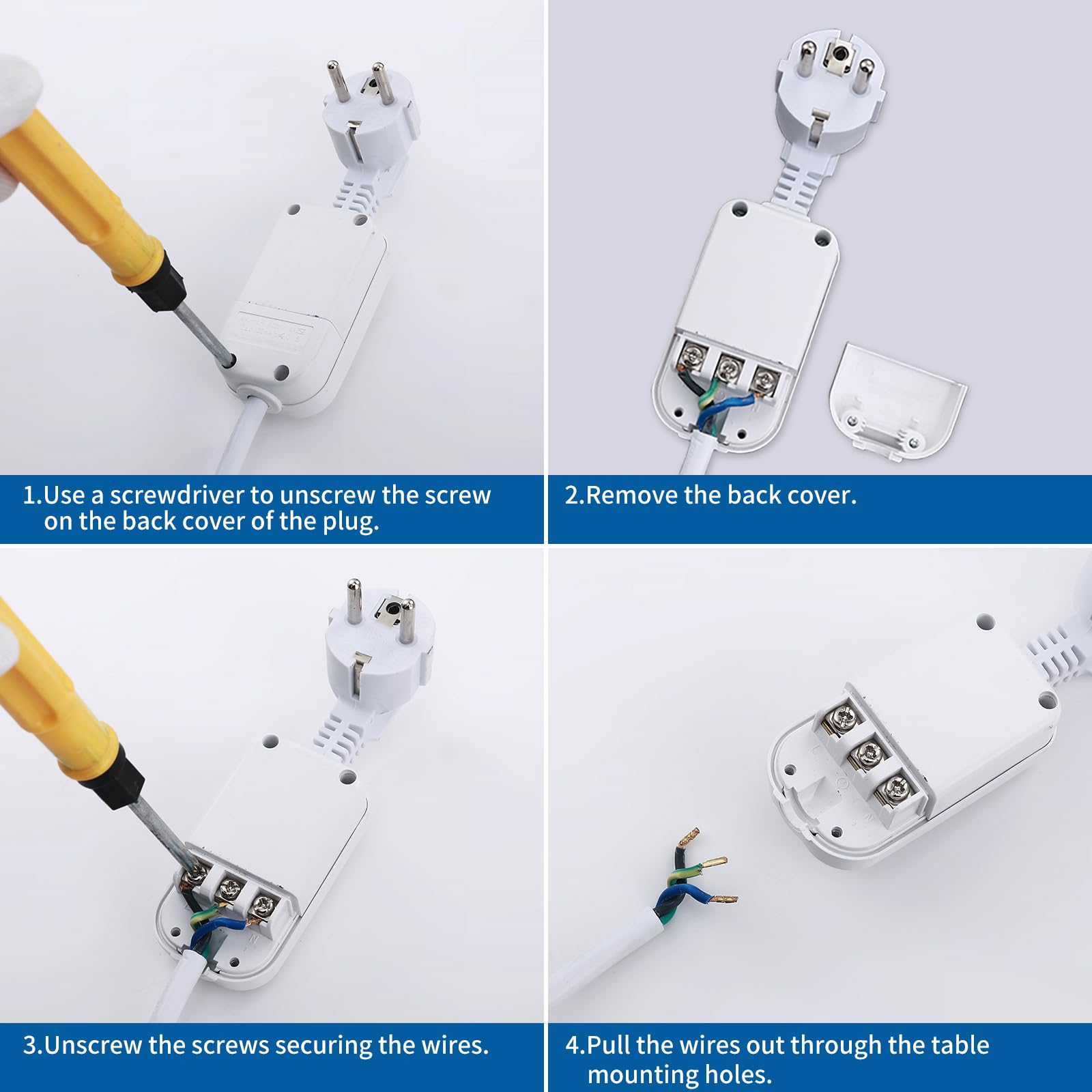 HOMELODY Grifo eléctrico con calentador de agua 230V, Grifo de cocina con calentador de agua LED Grifo eléctrico de acero inoxidable [Clase de eficiencia energética C]