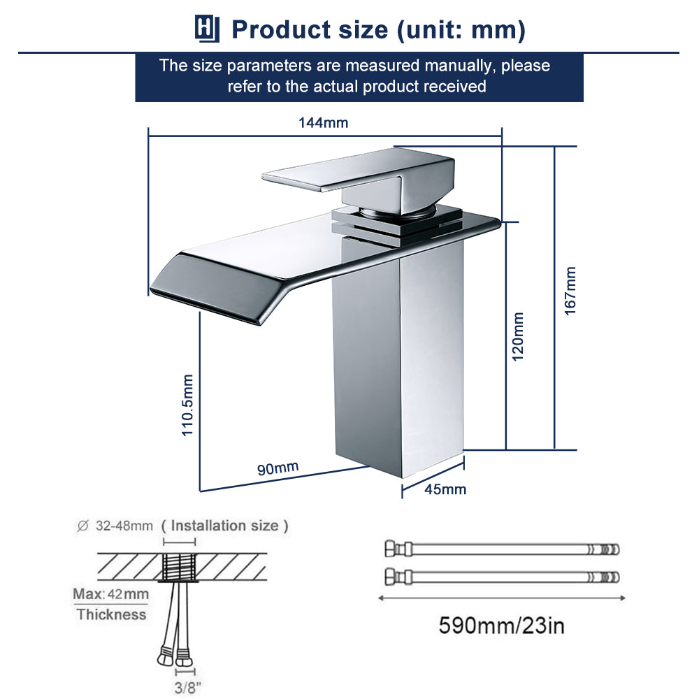 Grifo de baño para agua fría y caliente