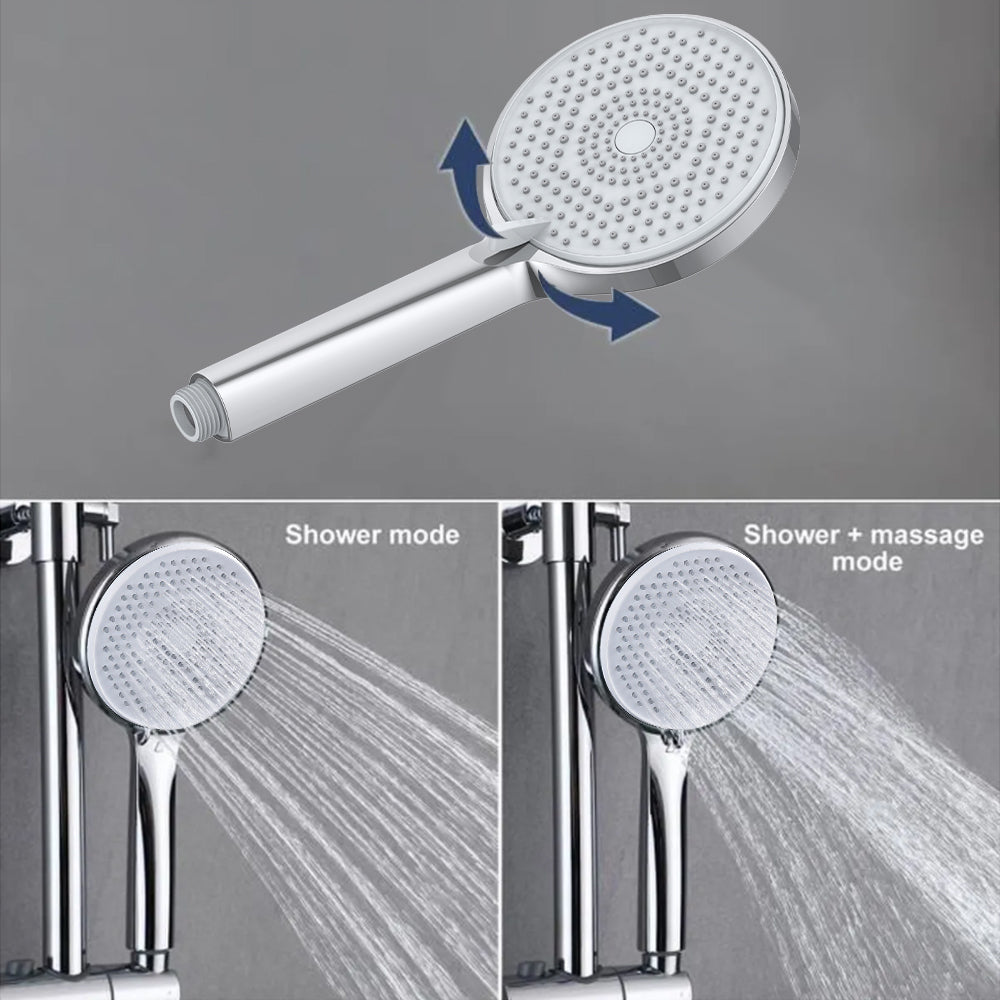 Homelody Columna de Ducha Termostatica con Ducha de Mano 3 Funciones Ducha Redondo para Baño