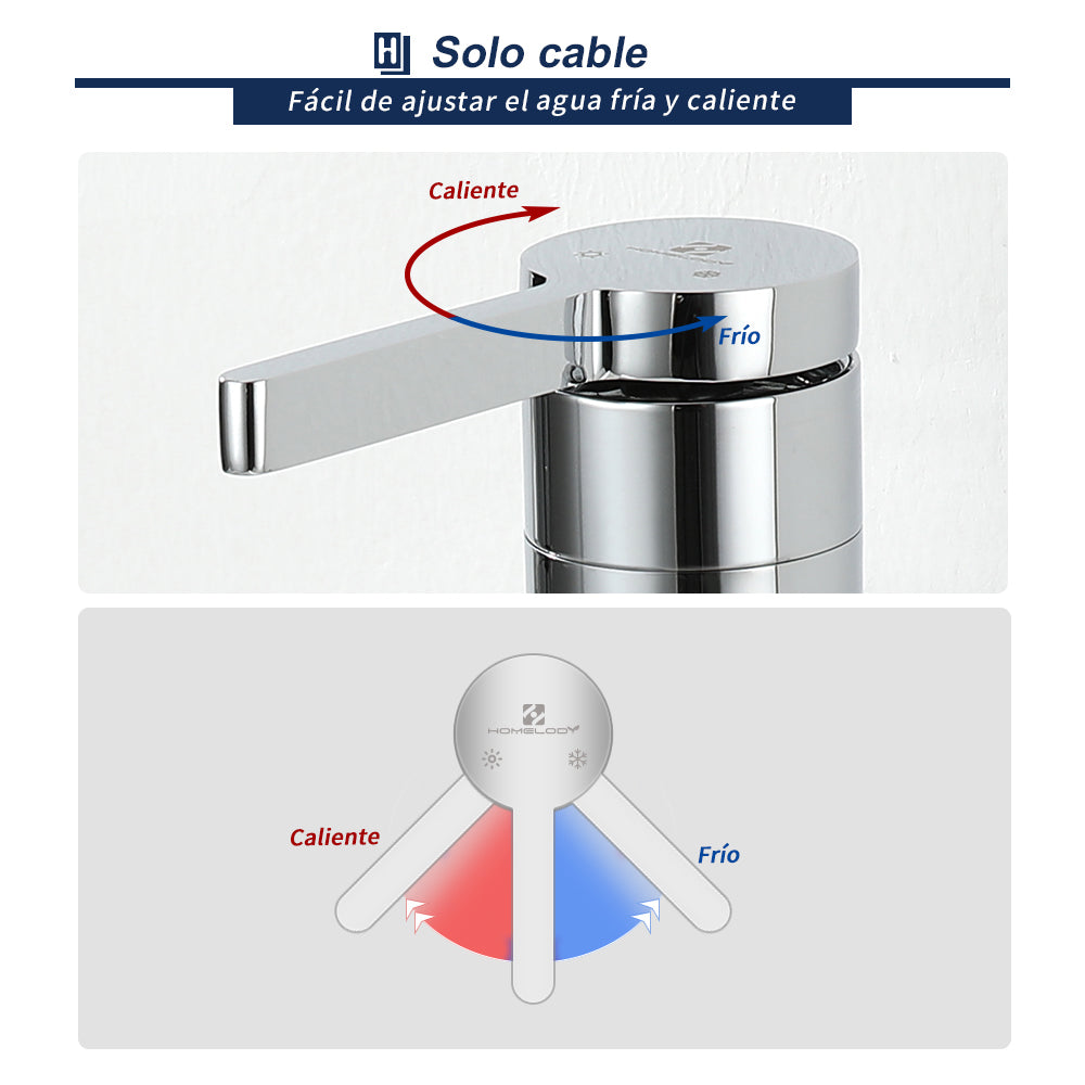 grifo de agua fría y caliente