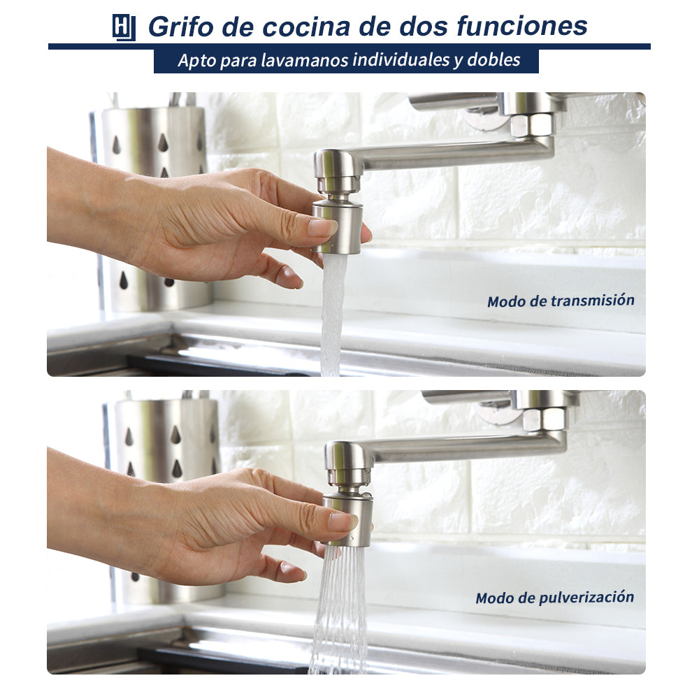 grifos de cocina extraible