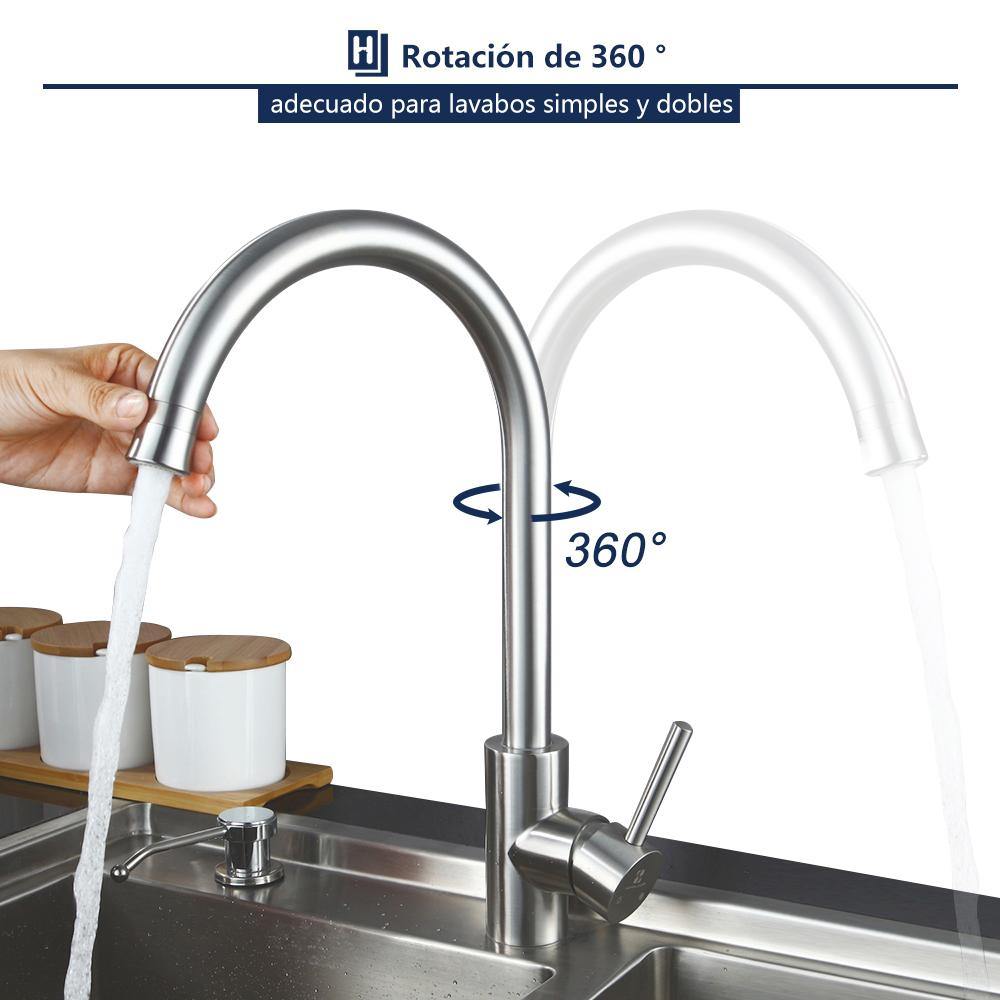 grifo de cocina giratorio 360°