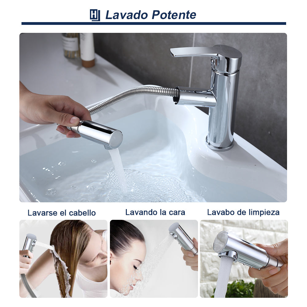 Modernos Grifos Baño Elevable Extraíbles con Ducha para lavabo de Mano –  homelody-es