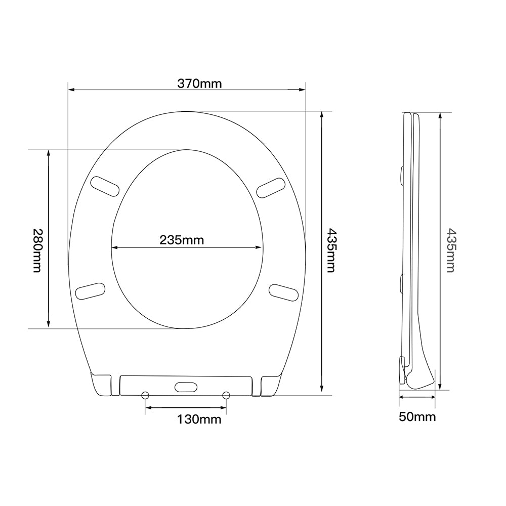 asiento de inodoro fácil de instalar