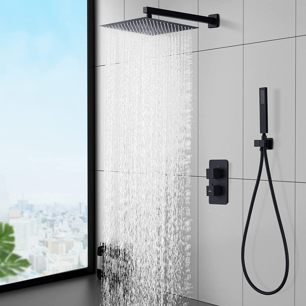 Conjunto de duchas modernas